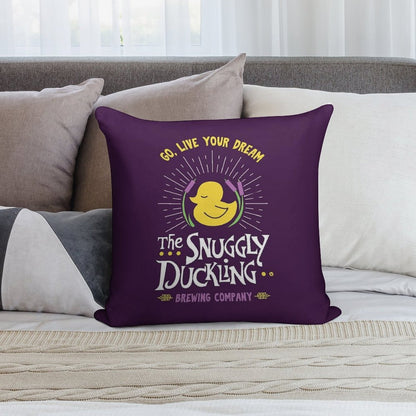 Snuggly Duckling Brewing Company - Tangled Soft Anti-Pilling Throw Pillow