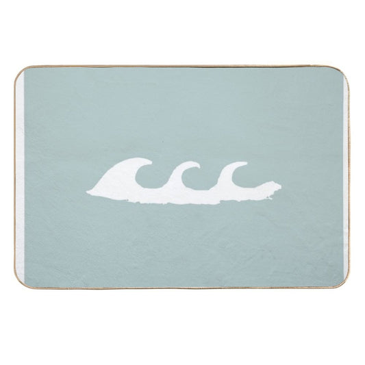 Waves  Dirt-Trapping Bath Mat