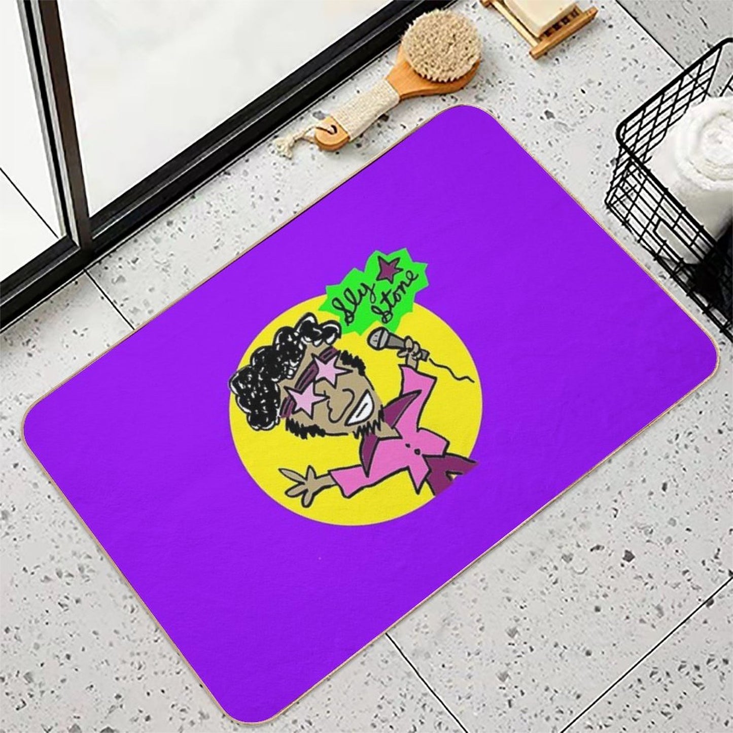 Sly Stone  Rapid-Drying Bath Mat