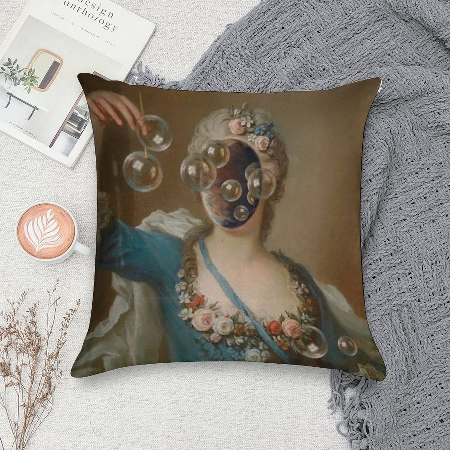 THE MITIGATED LIFE⠀ Soft Multiple Sizes Throw Pillow