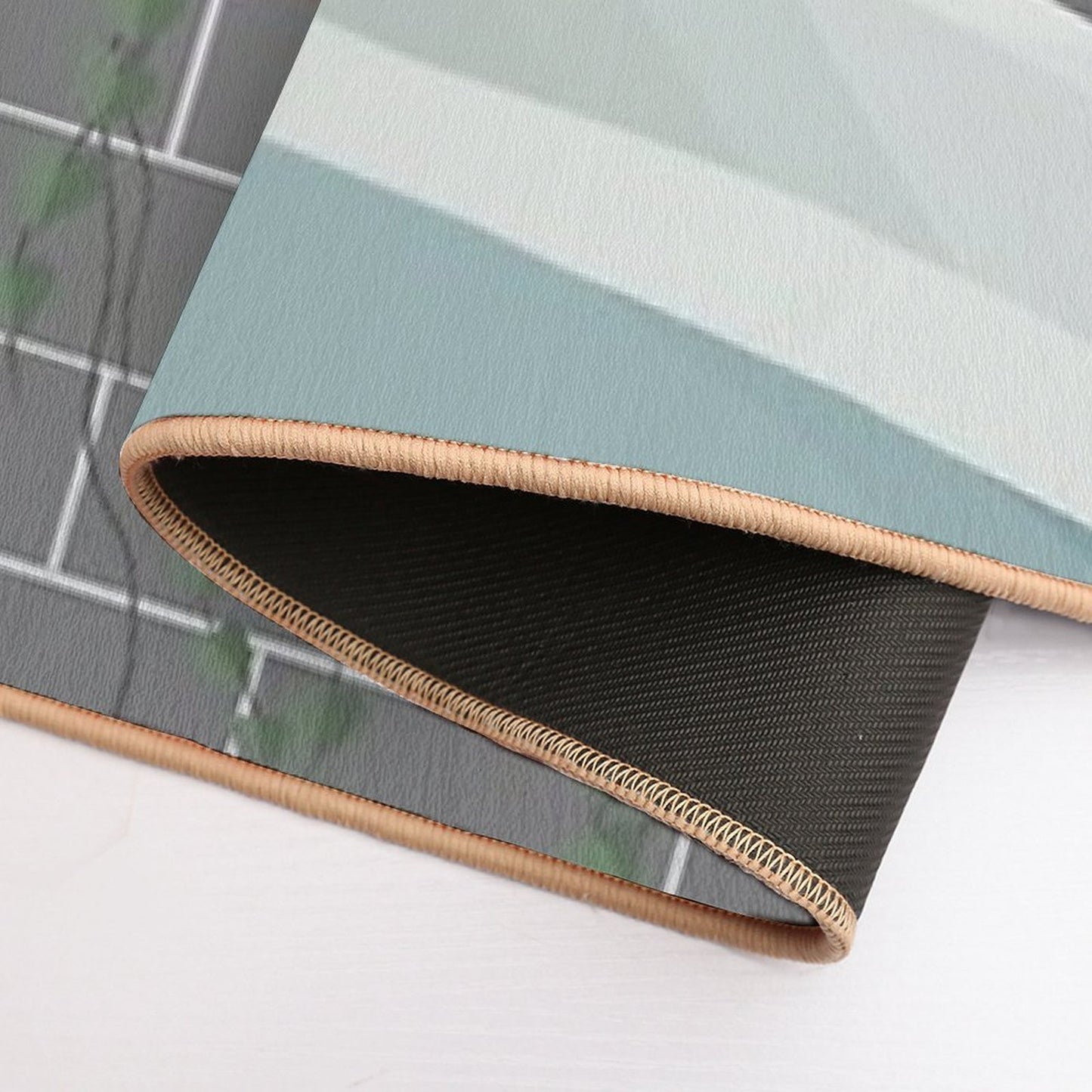 Minimalist Bathroom  Fade-Resistant Bath Mat