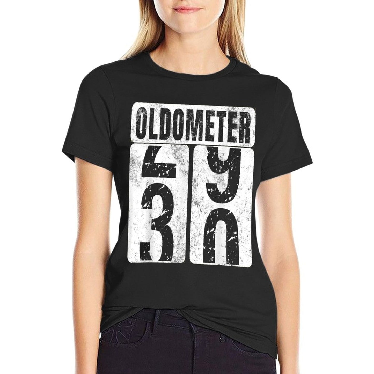 Oldometer 30 Vintage Funny 30th Birthday Gift Idea  Soft T-Shirt
