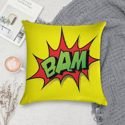 Bam Soft Fade-Resistant Throw Pillow