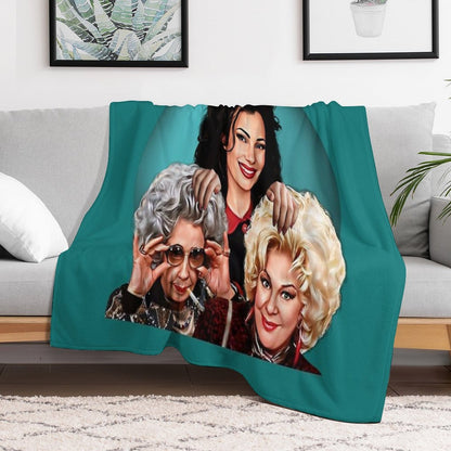 The Nanny - Yetta And Sylvia Versatility Throw Blanket