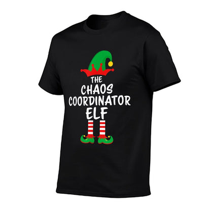 The Chaos Coordinator Elf Matching Family Christmas  Soft T-Shirt