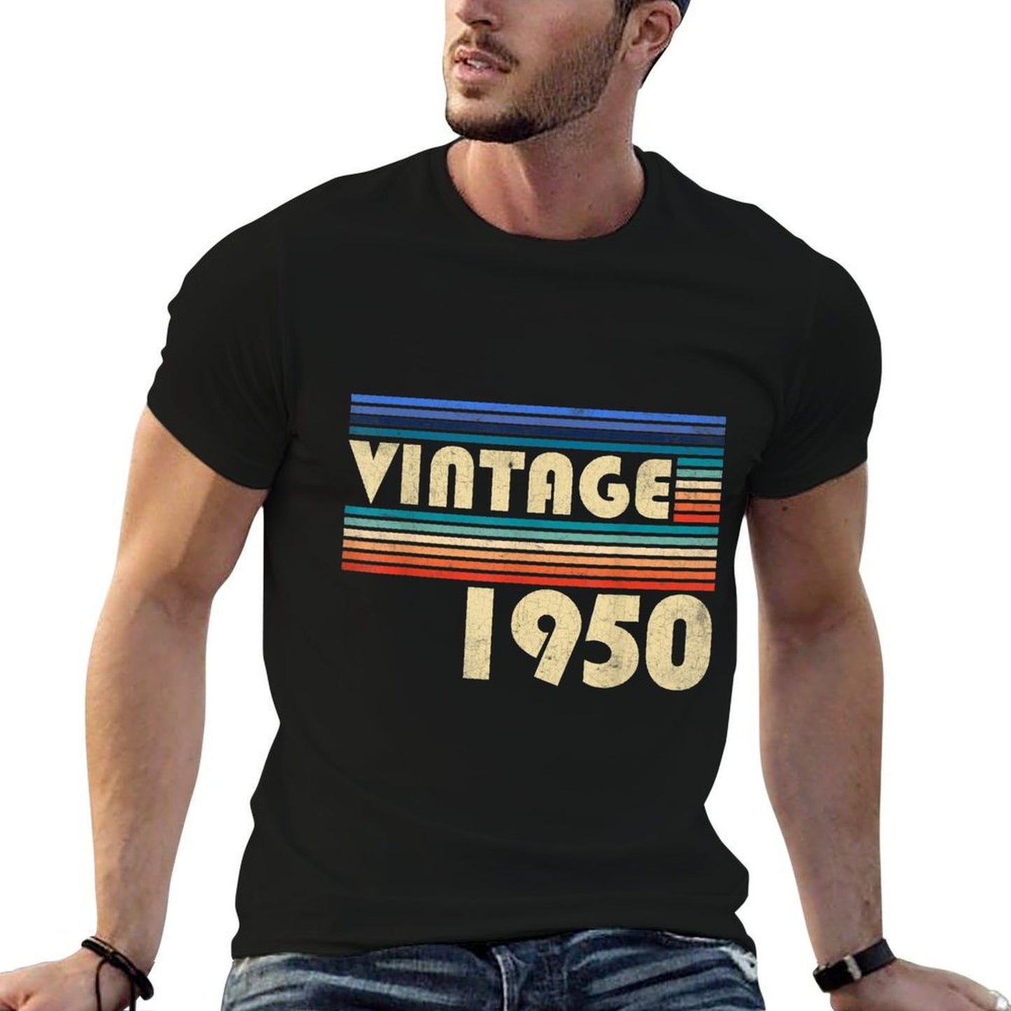 Vintage 1950 Limited Edition Outfit Retro 70th Birthday  Vintage-inspired T-Shirt