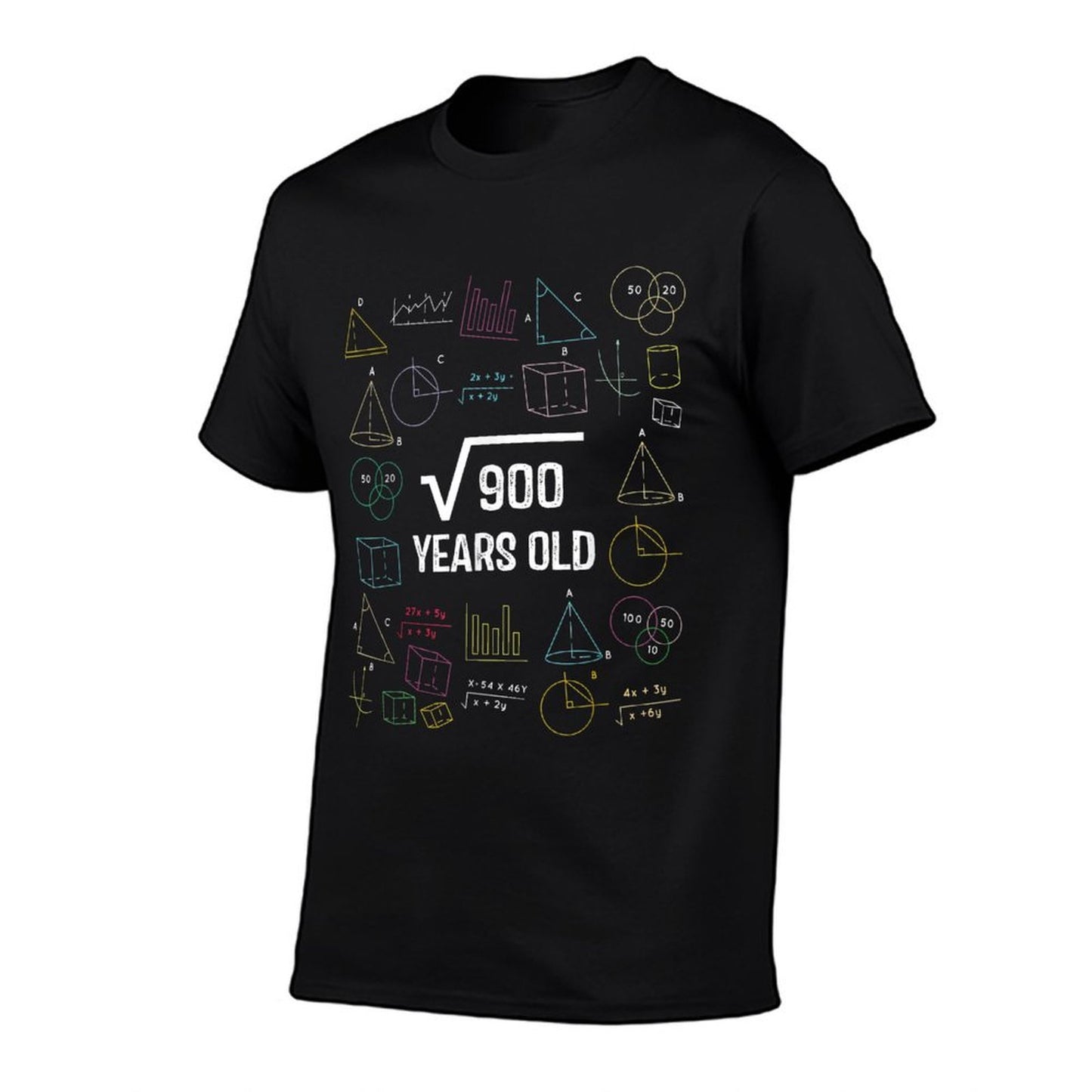 Square Root of 900 Funny 30 Years Old 30th Birthday  Fade-proof Color T-Shirt