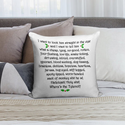 Clark Griswold Rant Soft Home Decor Throw Pillow