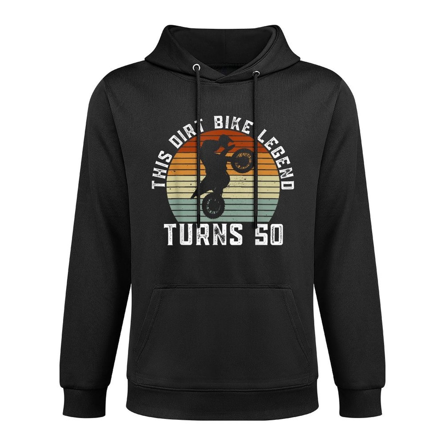 This Dirt Bike Legend Turns 50 - Motocross 50th Birthday Shape Retention Hoodie