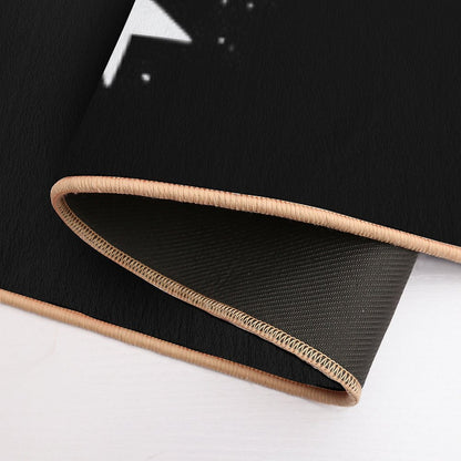 Space Ninja Throwing Stars  Stain-Proof Bath Mat