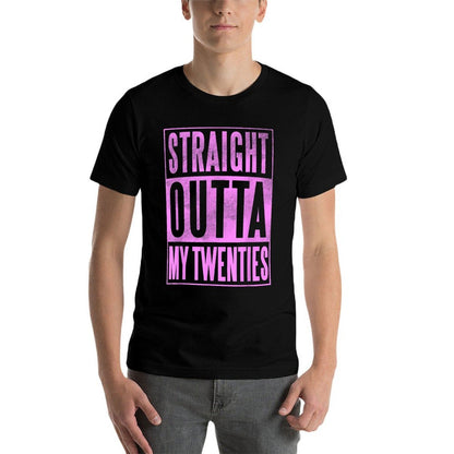 Thirtieth Birthday - Straight Outta My 20s 30th Pink  Eco-friendly Material T-Shirt