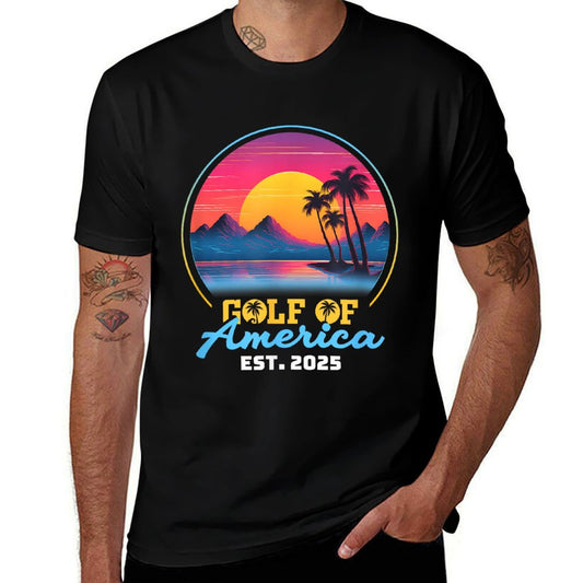 Funny USA America Shirt Gulf Of Us America Est 2025 Breathable T-Shirt