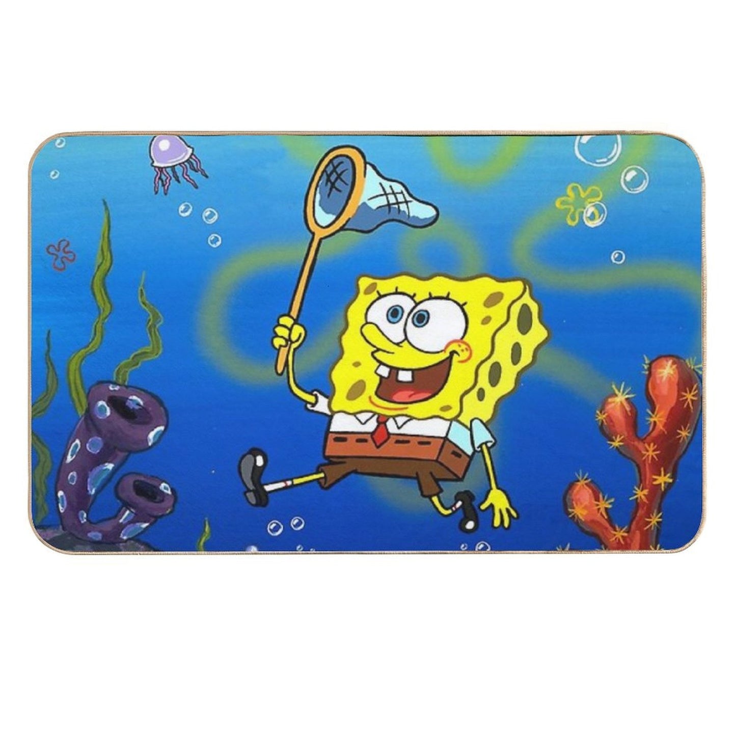 SpongeBob SquarePants Jellyfish Fun  Versatile Bath Mat