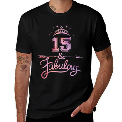 Girls 15 Years Old And Fabulous Girl 15th Birthday  Classic T-Shirt