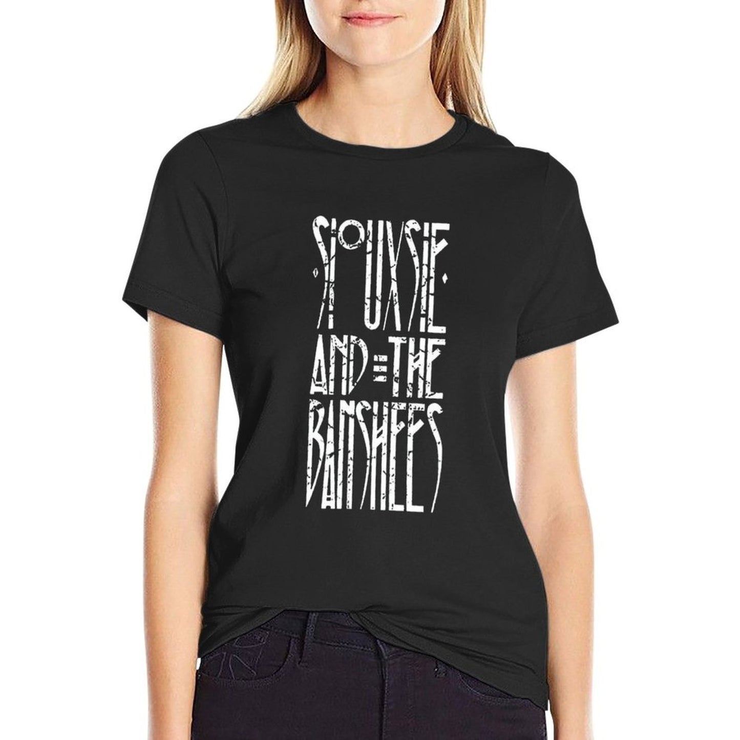 Souuxsie & The Banshees Logo  Graphic-printed T-Shirt