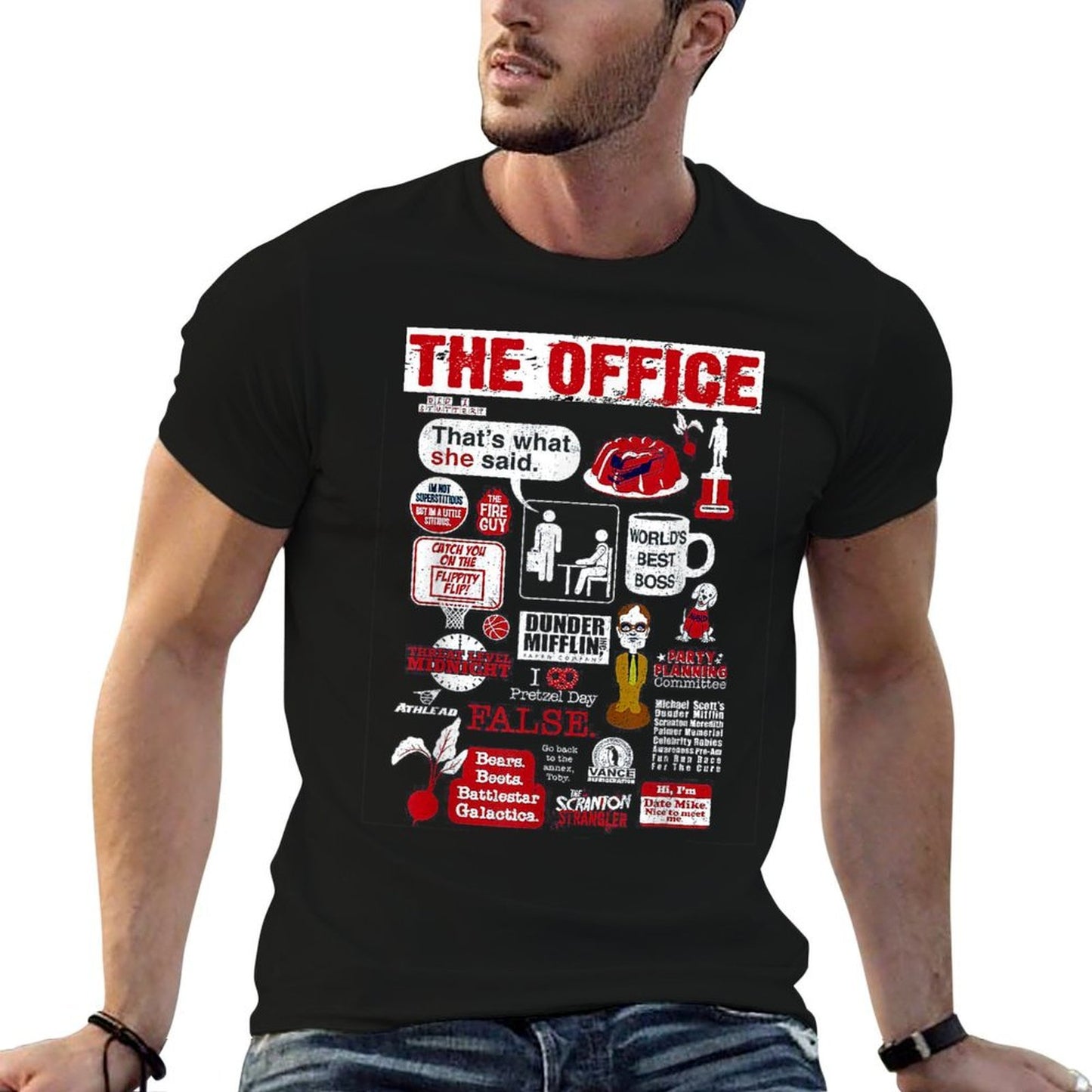 The Office Quote Mash-Up Vintage Funny Comfortable T-Shirt