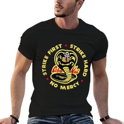 Cobra Kai Strike First Cobra Logo  Odor-resistant T-Shirt