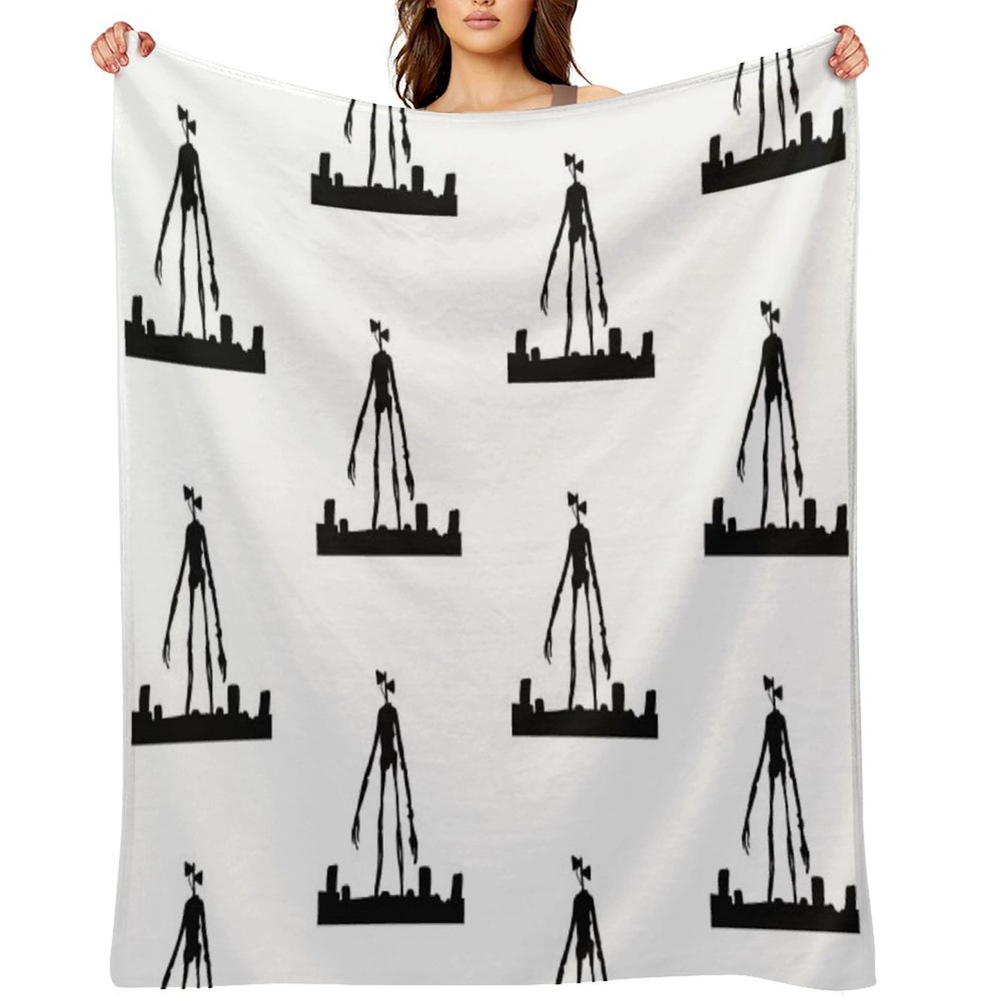 Siren Head Multi-functional Throw Blanket