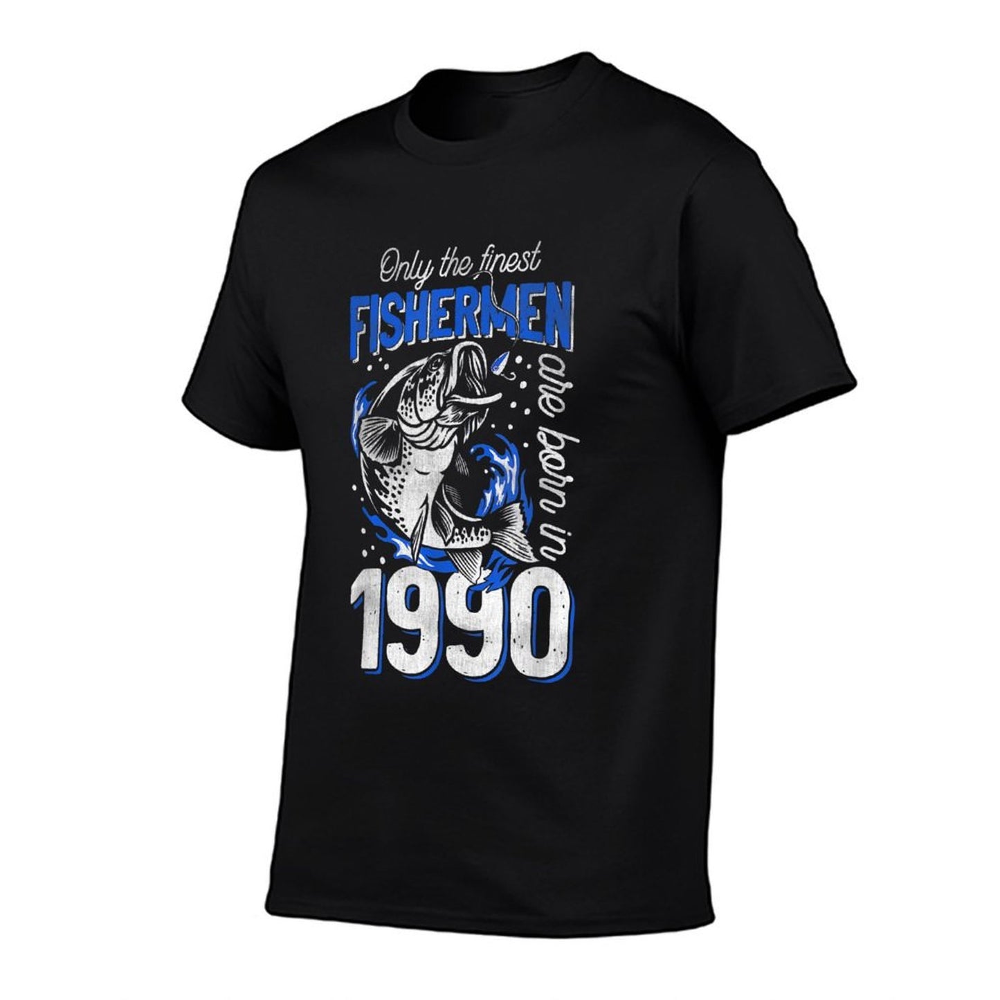 Gift for 30 Years Old Fishing Fisherman 1990 30th Birthday  Moisture-wicking T-Shirt