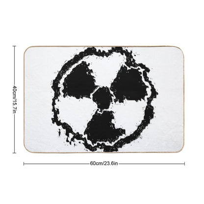 Toxic Hazard Embled  Anti-Trip Bath Mat
