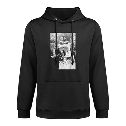 Simple Minds Band Shot By Virginia Turbett Medium-Weight Fabric Hoodie