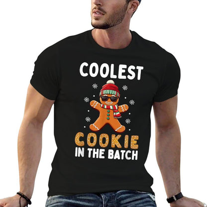 Coolest Cookie In The Batch Funny Gingerbread Christmas  Versatile T-Shirt