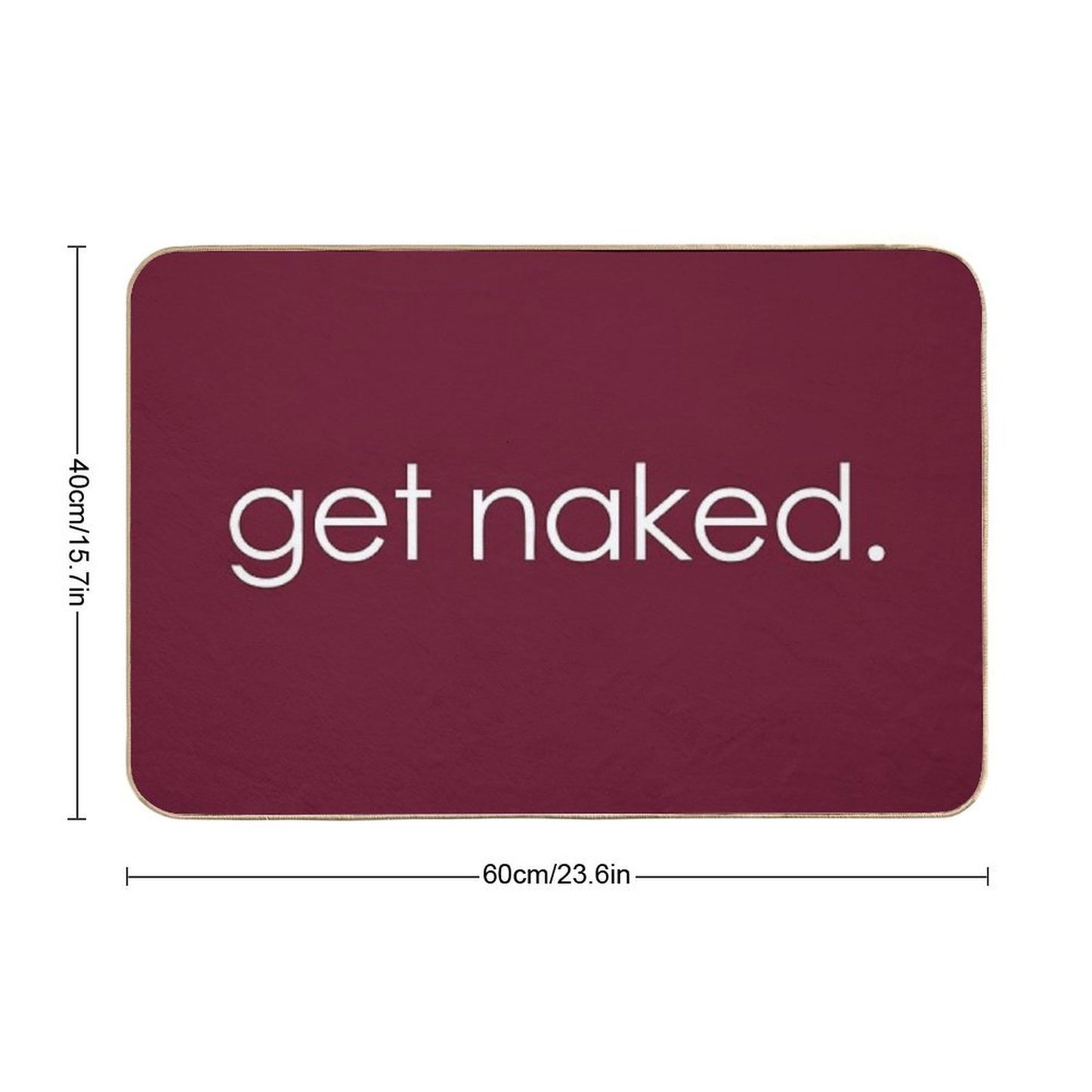 Get Naked  Absorbent Bath Mat