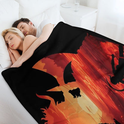 Baldurs Gate 3 - Karlach Negative Illusion Anti-pilling Throw Blanket