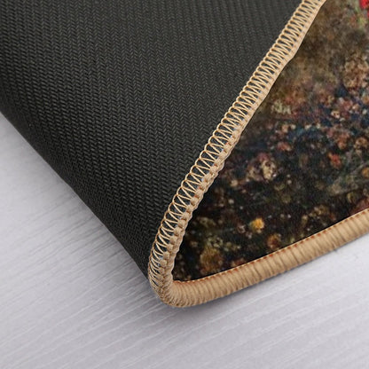 Spawning Male Brook Trout Illustration  Easy Maintenance Bath Mat