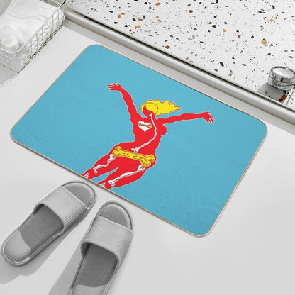 Heartbone - Neon  Pet-Safe Bath Mat