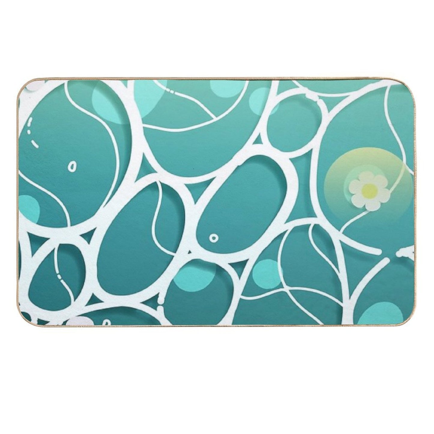 Crystalline Agwite I  Fade-Resistant Bath Mat