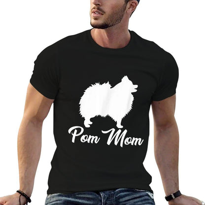 Pom Mom Pomeranian  Moisture-wicking T-Shirt