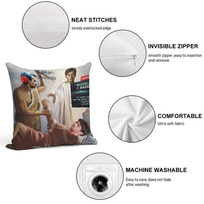 They're Going to Sacrifice Leclerc Soft Easy Maintenance Throw Pillow