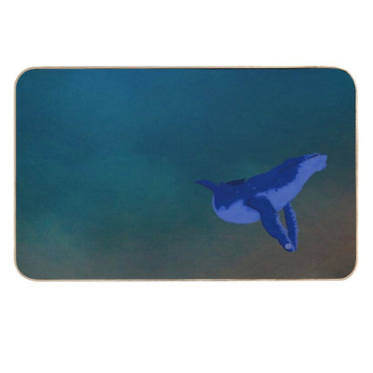 The Great Blue Whale  Long-Lasting Bath Mat