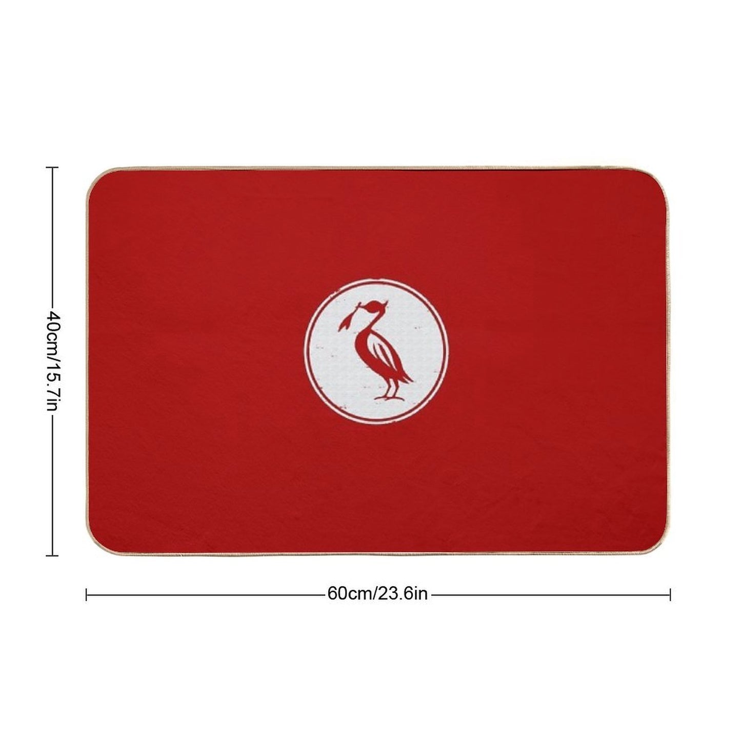 Retro Liverbird  Multi-Purpose Bath Mat