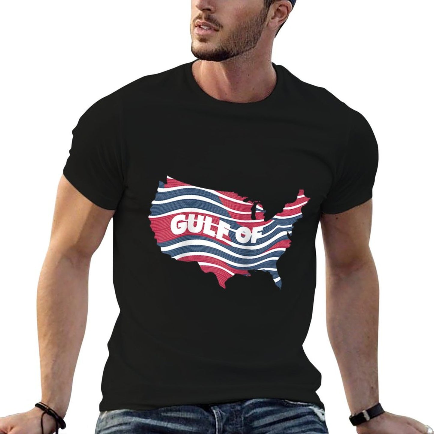 Gulf of United States of America Raglan Baseball Relaxed-fit T-Shirt