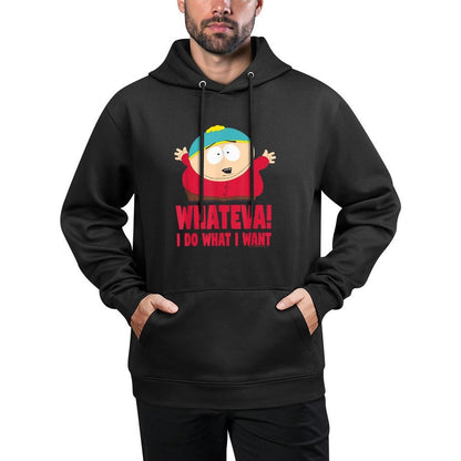 South Park Cartman Classic Fit - Black Crew Neck,, Casual Breathable Fabric Hoodie