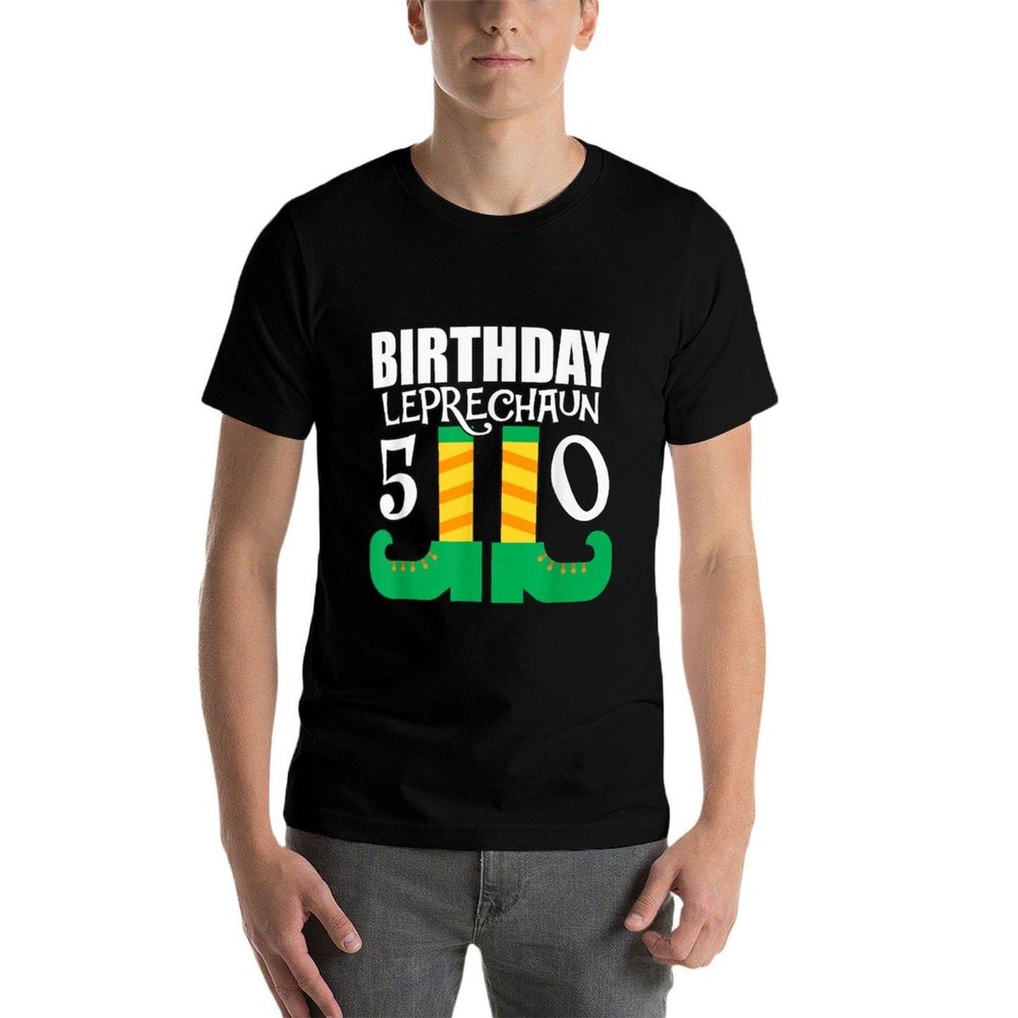 St. Patrick's Day Leprechaun 50th Birthday  Wrinkle-resistant T-Shirt