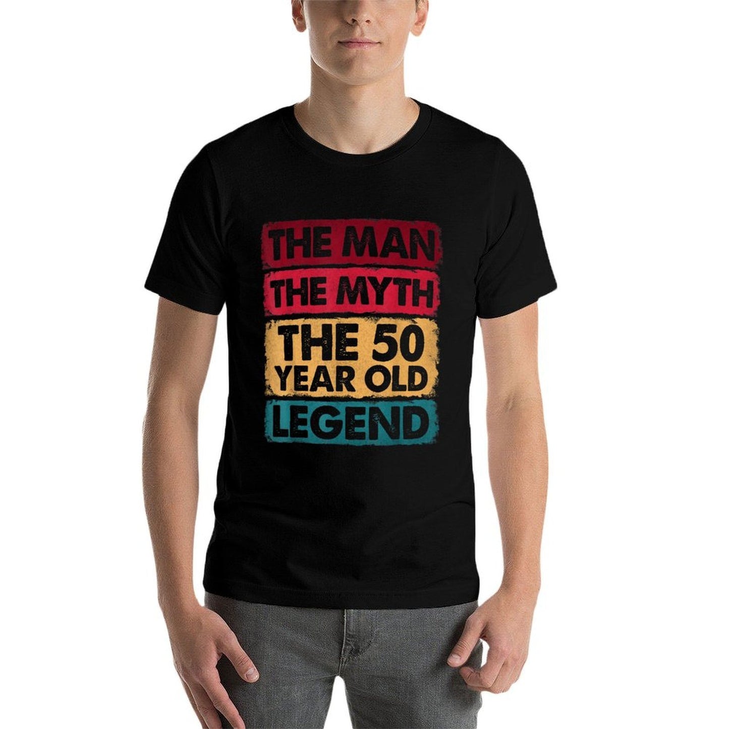 50th Birthday 50 Year Old Gifts Legend Limited Edition  Slim-fit Cut T-Shirt