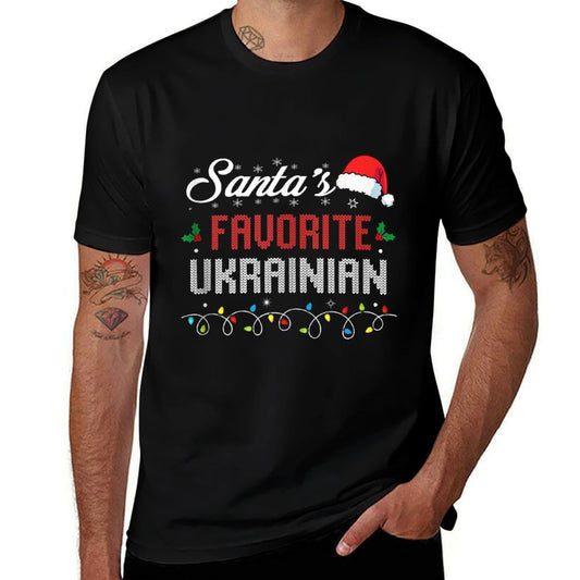 Ukrainian Christmas Santas Favorite Ukrainian  Durable T-Shirt