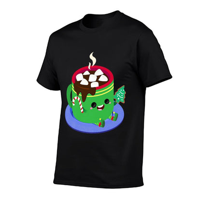 Festive Hot Chocolate Premium  Polyester Blend T-Shirt