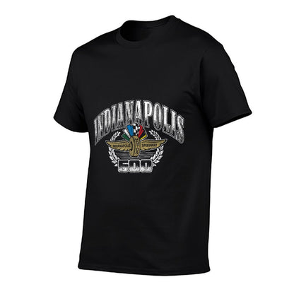 Indy 500 Indianapolis Motor Speedway Vintage Distressed Logo Moisture-wicking T-Shirt