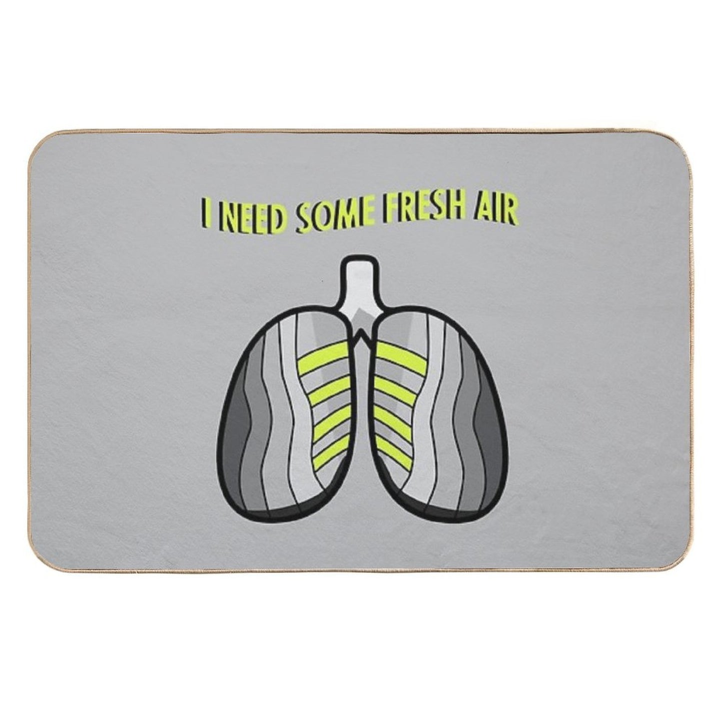 I Need Some Fresh Air  Anti-Trip Bath Mat