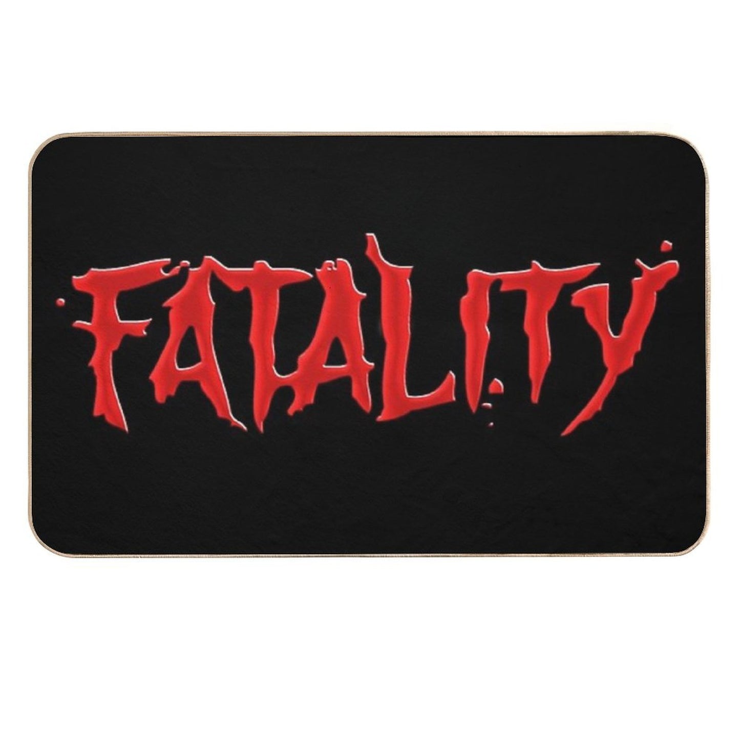 Mortal Kombat FATALITY  Dirt-Trapping Bath Mat