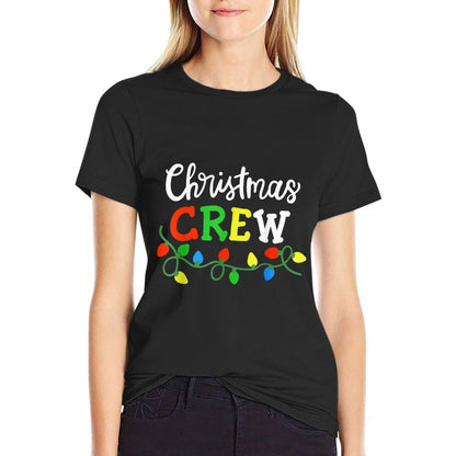 Christmas Crew Matching Family Xmas Party Men Women Kids  Moisture-wicking T-Shirt