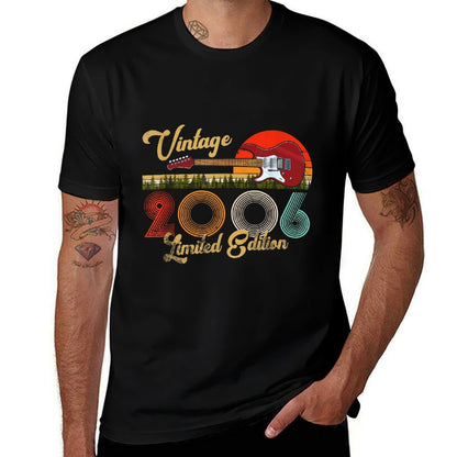 17 Year Old Gift Vintage 2006 Guitar Player 17th Birthday  Odor-resistant T-Shirt