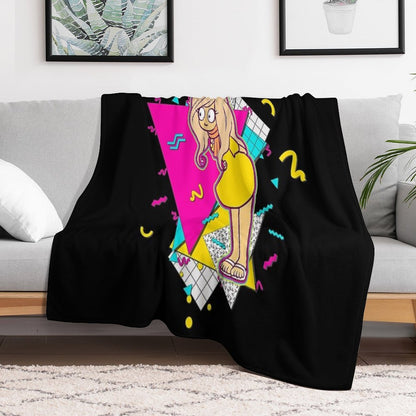 Coco  Ongezellig  90s Design Versatility Throw Blanket