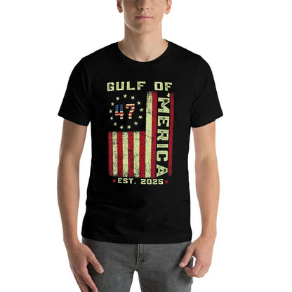 Gulf of 'Merica US Patriotic 2025 Stretchy T-Shirt