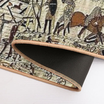 Bayeux Tapestry  Fade-Resistant Bath Mat
