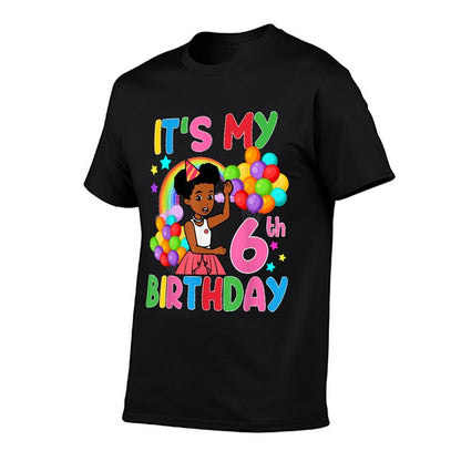 Kids It's My 6th Birthday Gracie's Corner Six Years Old  Versatile T-Shirt
